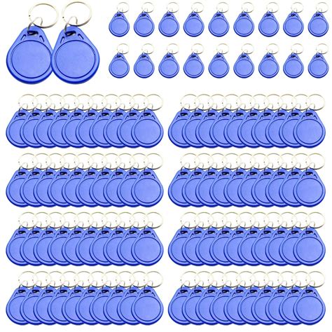 100PCS 13.56MHz UID Keyfobs IC Keyfobs RFID Key 